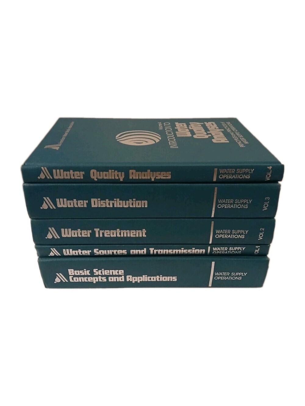 Water Supply Operations Vol 1-4 And Reference Handbook American Water Works